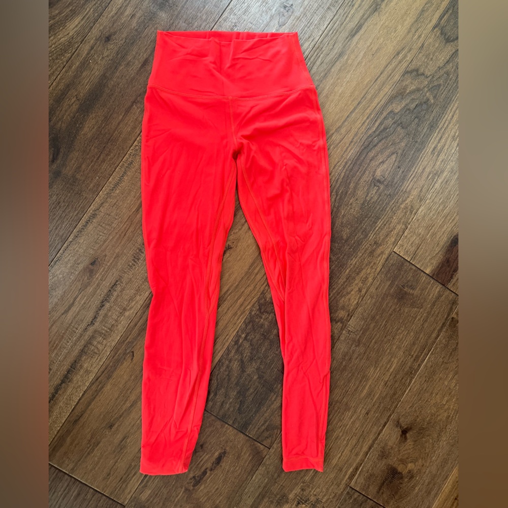 lululemon athletica Red Leggings size 6